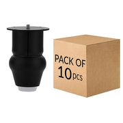 plantex Heavy Duty Stainless Steel 4 inch Sofa Leg/Bed Furniture Leg Pair for Home/Furniture Sofa Legs for Table/Sofa Support Legs/Sofa Furniture Leg (Black) Set of 10 Pcs