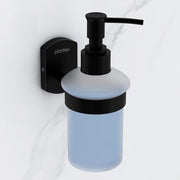 Plantex 304 Grade Stainless Steel Liquid Soap Dispenser/Shampoo Dispenser/Handwash Dispenser/Bathroom Accessories - Parv (Black)