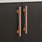 Plantex Cabinet Handle/Kitchen Cabinet Door Handle/Wardrobe/160 mm Cupboard Handle/Door Pull-Push Handle for Home/Office - Pack of 2 (Rose Gold)