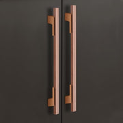 Plantex Cabinet Handle/Kitchen Cabinet Door Handle/Wardrobe/288 mm Cupboard Handle/Door Pull-Push Handle for Home/Office - Pack of 2 (Rose Gold)