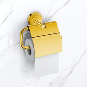 Plantex 304 Grade Stainless Steel Toilet Paper Roll Holder for Bathroom/Toilet Paper Holder/Tissue Paper Roll Holder for Bathroom Accessories - Oreo (Gold)