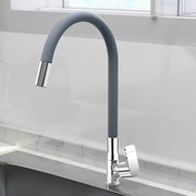 Plantex Flexible Tap for Kitchen Sink/360° Rotating Sink Tap for Basin/Flexible Tape with Teflon Tape – Deck Mount (Chrome)