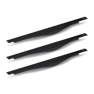 Plantex Profile Handle for Kitchen Cabinet/16 Inch Alluminium Drawer Profile Handle/Wardrobe Pull Handle for Home/Office/Hotel - Pack of 5 (Black)