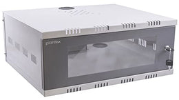 Plantex CCTV/DVR Rack/NVR/CCTV Box/Network Rack/Cabinet/with Lock/Server Rack with Power Socket - 2U - Wall Mount - (Metal) Transparent Glass Door Cabinet Box with keylock