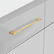 Plantex Cabinet Handle/224mm Handle for Wardrobe/Kitchen Handle/Pull-Push Handle for Home/Office - Pack of 4 (Gold)