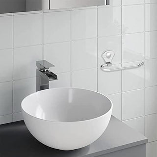 Plantex Royal Stainless Steel Napkin Holder for Wash Basin/Towel Ring/Napkin Holder/Bathroom Accessories (Chrome)