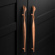 Plantex Cabinet Handle/Kitchen Cabinet Door Handle/Wardrobe/224 mm Cupboard Handle/Door Pull-Push Handle for Home/Office - Pack of 2 (Rose Gold)
