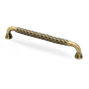 Plantex Cabinet Handle/224mm Handle for Cabinet/Door Pull-Push Handle for Home/Office - Pack of 1 (Brass Antique)