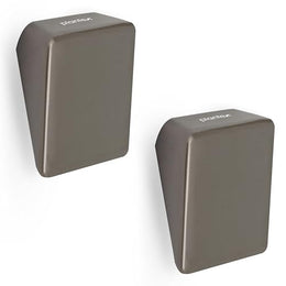 Plantex Knobs for Drawers/Square Drawer Knobs for Cabinets/Pull-Push Knobs for Kitchen/Bedroom Drawer - Pack of 2 (SH-331, Satin Black)