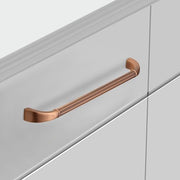Plantex Cabinet Handle/224mm Handle for Wardrobe/Kitchen Handle/Pull-Push Handle for Home/Office - Pack of 3 (Brass Antique Copper)