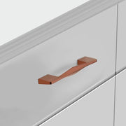 Plantex Cabinet Handle/160mm Handle for Drawer/Wardrobe/Kitchen Handle/Pull-Push Handle for Home/Office - Pack of 3 (Rose Gold)