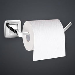 Plantex Stainless Steel Toilet Paper Roll Holder/Toilet Paper Holder/Tissue Paper Roll Holder for Bathroom Accessories (Chrome)
