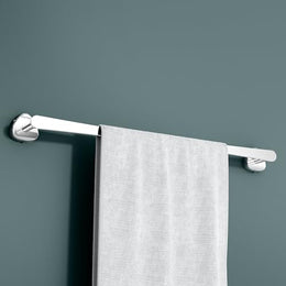 Plantex  J4 Stainless Steel Towel Holder in Bathroom/Cloth Hanger for Bathroom/24 Inch Single Towel Rod/Bathroom Accessories (Chrome Finish) Angel