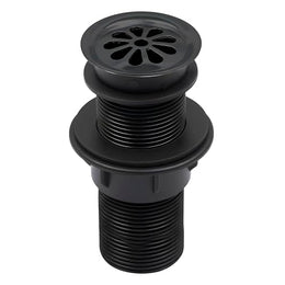 Plantex Brass with Nylon 6 inch Full Thread Waste Coupling for Wash Basin/Coupling for Sink - Pack of 1 (BH-1116, Black)