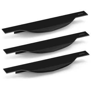 Plantex Profile Handle for Kitchen Cabinet/10 Inch Alluminium Drawer Profile Handle/Wardrobe Pull Handle for Home/Office/Hotel - Pack of 5 (Black)