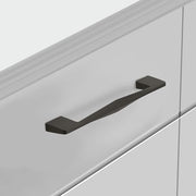 Plantex Cabinet Handle/160mm Handle for Drawer/Wardrobe/Kitchen Handle/Pull-Push Handle for Home/Office - Pack of 4 (Black)