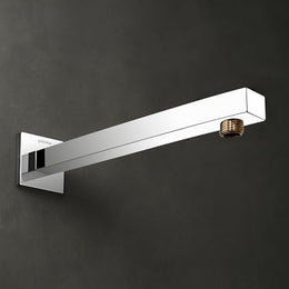 Plantex 18-Inch Shower Arm for Overhead Shower/Stainless Steel Shower Pipe/Wall Mount Bathroom Fitting with ½-Inch Thread - Pack of 1 (Chrome)