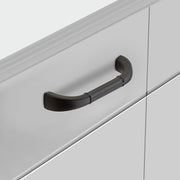 Plantex Cabinet Handle/160mm Handle for Drawer/Wardrobe/Kitchen Handle/Pull-Push Handle for Home/Office - Pack of 4 (Black)