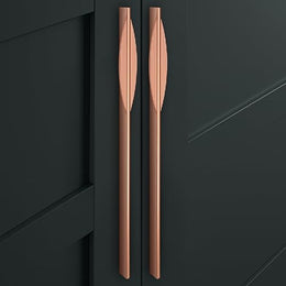 Plantex Cabinet Handle/Kitchen Cabinet Door Handle/Wardrobe/600 mm Cupboard Handle/Door Pull-Push Handle for Home/Office - Pack of 2 (Rose Gold)