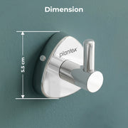Plantex J4 Stainless Steel Clothes Hanger for Wall/Hangers for Bathroom/Robe Hook/Bathroom Accessories (Chrome Finish) Angel