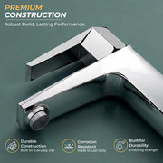 Plantex Pillar Tap for Wash Basin with Teflon Tape/Tap for Wash Basin/Water Tap-Chrome (Celesiya-1243)