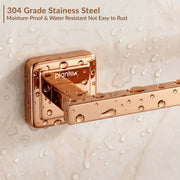 Plantex 304 Grade Stainless Steel Bathroom Single Towel Rod/Stylish and Durable Towel Hanger/Towel Stand/Bathroom Accessories - Decan (Rose Gold Finish)