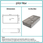 Plantex Tabletop Wash Basin/Bathroom Sink/Wash Basin Over Counter/Designer Ceramic Wash Basin for Bathroom (Marble Finish, 24 x 13 x 5 Inch)
