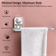 Plantex Stainless Steel Napkin Hanger for Washbasin/Napkin Holder for Bathroom/Towel Ring/Bathroom Accessories - Dream (Chrome Finish) Pack of 1
