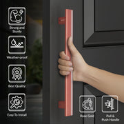 Plantex 12 Inch Main Door Handle/Aluminium Handle for Door/Pull-Push Handle for Home/Office/3 Years Warranty by Plnatex - Pack of 1 (APS-612, Rose Gold)