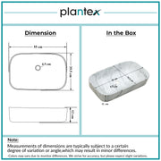 Plantex Tabletop Wash Basin/Bathroom Sink/Wash Basin Over Counter/Designer Ceramic Wash Basin for Bathroom (21.5x14x4.5 Inch - Marble Finish)