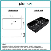 Plantex Ceramic Countertop Basin/Tabletop Washbasin/Bathroom Basin Sink/Marble Washbasin for Kitchen (White Veins, 24 x 13 x 5 Inch)