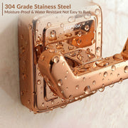 Plantex 304 Grade Stainless Steel Robe Hook/Hanger/Hook for Hanging Towel in Bathroom/Living Room - Decan (Rose Gold)