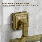 Plantex 304 Grade Stainless Steel Soap Holder for Bathroom/Soap Case/Soap Stand/Bathroom Accessories - Decan (Brass Antique)