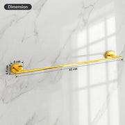 Plantex J4 Stainless Steel 24 Inch Towel Rod for Bathroom/Towel Holder in Bathroom/Towel Holder/Bathroom Accessories (PVD Gold Finish) Onix