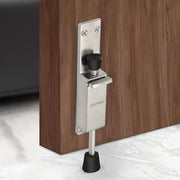 Plantex Kickdown Door Stoper Spring Loaded Telescopic Step On/Off Door Stopper Rubber, Adjustable Heavy Duty Door Locks Holder Stop/Release by Foot - Pack of 1 (Matt)