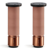 Plantex 6 Inch Sofa Leg for Bed Furniture/Aluminium Sofa Leg for Table/Support Legs/Furniture Leg - Pair of 1 (2 Piece) (DTS-77,Rose Gold)