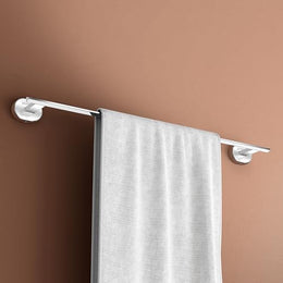 Plantex  J4 Stainless Steel Towel Holder in Bathroom/Cloth Hanger for Bathroom/24 Inch Towel Rod/Bathroom Accessories (Chrome Finish) Onix
