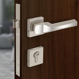 Plantex Mortise Handle Lock for Main Door/Premium Door Lock Set for Home with 3 Years Warranty (Chrome & Satin)