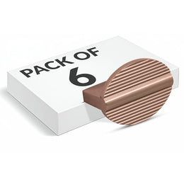 Plantex Knobs for Drawers/Drawer Knobs/Round Knob for Cabinets/Pull-Push Knob for Kitchen/Bedroom Drawer - Pack of 6 (Rose Gold)