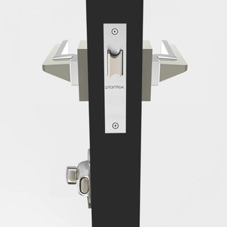 Plantex Heavy Duty Door Lock for Bathroom,Balcony/Mortise Keyless Door Lock/Door Lock for Store Room/Office with Baby Latch – (Satin White & Chrome)