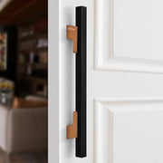 Plantex Door Handle/17 Inch Main Door Handle/Handle for Wooden Door/Pull-Push Door Handle/Door Accessories (Pack of 1, Rose Gold-Black)
