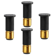 Plantex 4 Inch Sofa Leg for Bed Furniture/Aluminium Sofa Leg for Table/Support Legs/Furniture Leg - Pair of 2 (4 Piece) (DTS-77, Black & Gold)