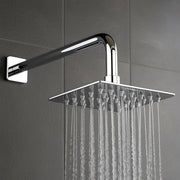 Plantex Stainless Steel Shower Head 100 mm with Water Saving Nozzle/Shower for Bathroom/Rain Shower Head for Bathroom without Arm-(Ultra Slim-Chrome)