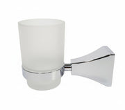 Plantex Tumbler Holder For Bathroom/Pure Brass Toothbrush Holder/Toothpaste/Razor Holder/ Bathroom Accessories - Pack of 1 (APS-DL-02, Chrome)
