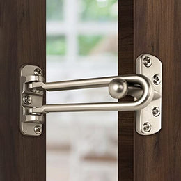 Plantex Heavy Duty Swing Bar Lock/Door Safety Guard with High Security Auxiliary Lock for Home/Office/Hotel (Matt Finish)