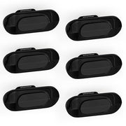 Plantex Knobs for Drawer/Drawer Knobs/Oval Knob for Cabinets/Drawer Handle/Pull-Push Knob for Kitchen/Bedroom Drawers - Pack of 6 (SH-432, DC-Black & Z-Black)