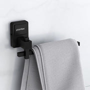 Plantex 304 Grade Stainless Steel Napkin Holder/Towel Holder/Towel Hanger for Kitchen/Towel Ring/Bathroom Accessories - Darcy (Black)