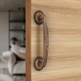 Plantex 10 Inch Main Door Handle for Wooden Doors - Pull-Push Handle Accessories (Pack of 1, Copper Antique)