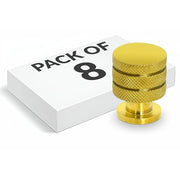 Plantex Knobs for Drawer/Drawer Knobs/Cabinet Knobs/Drawer knobs Handle/Pull-Push Knobs for Home/Office Drawers - Pack of 8 (Gold)