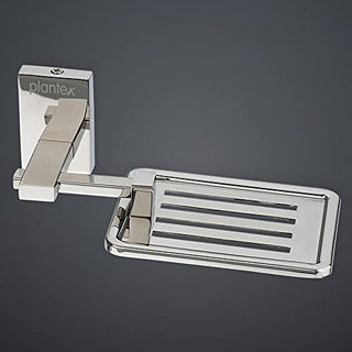 Plantex 304 Grade Stainless Steel Soap Holder Stand for Bathroom and Wash Basin/Soap Stand/Soap Tray/Bathroom Accessories - Senso (Chrome)
